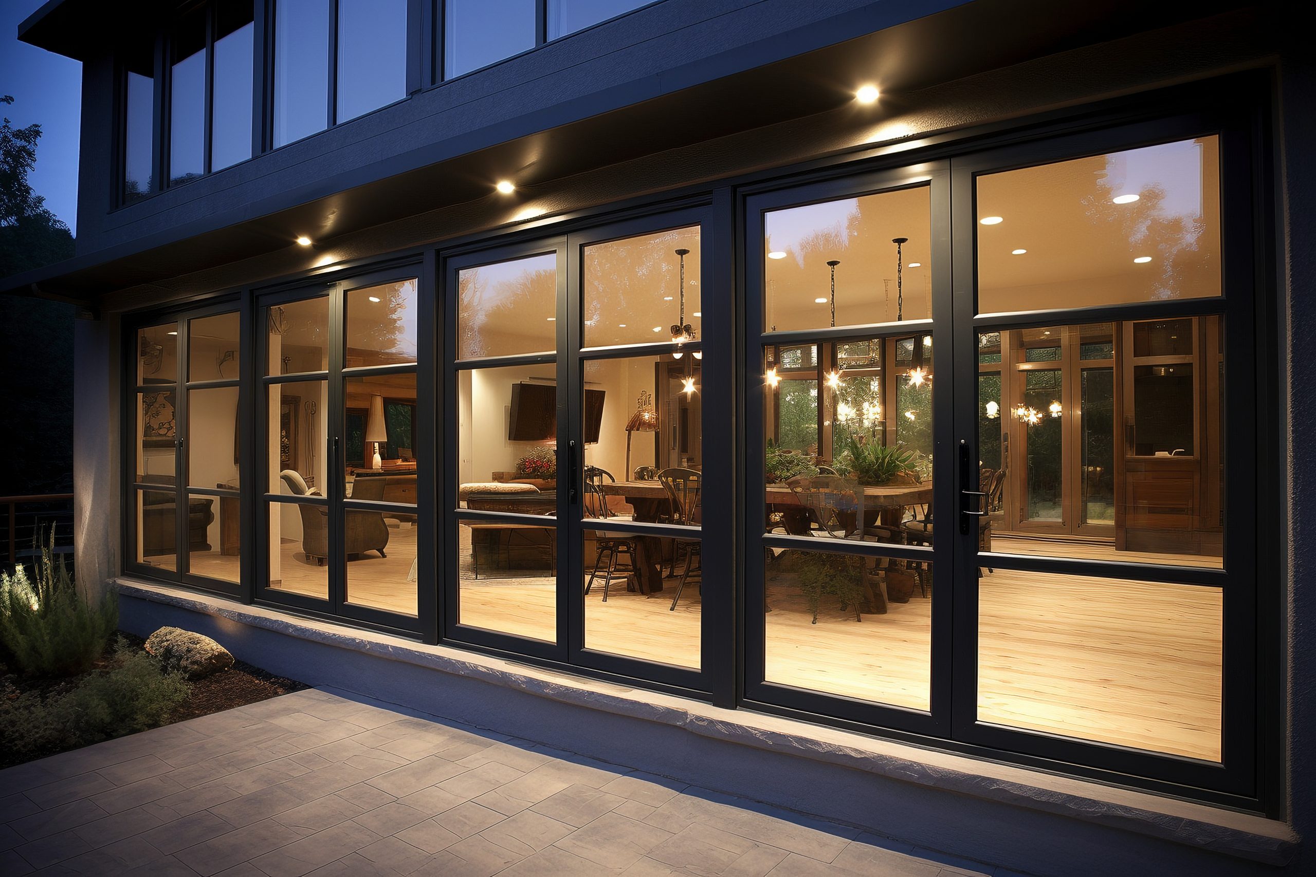 Alu Fenster FWS50.SI Wohnraum